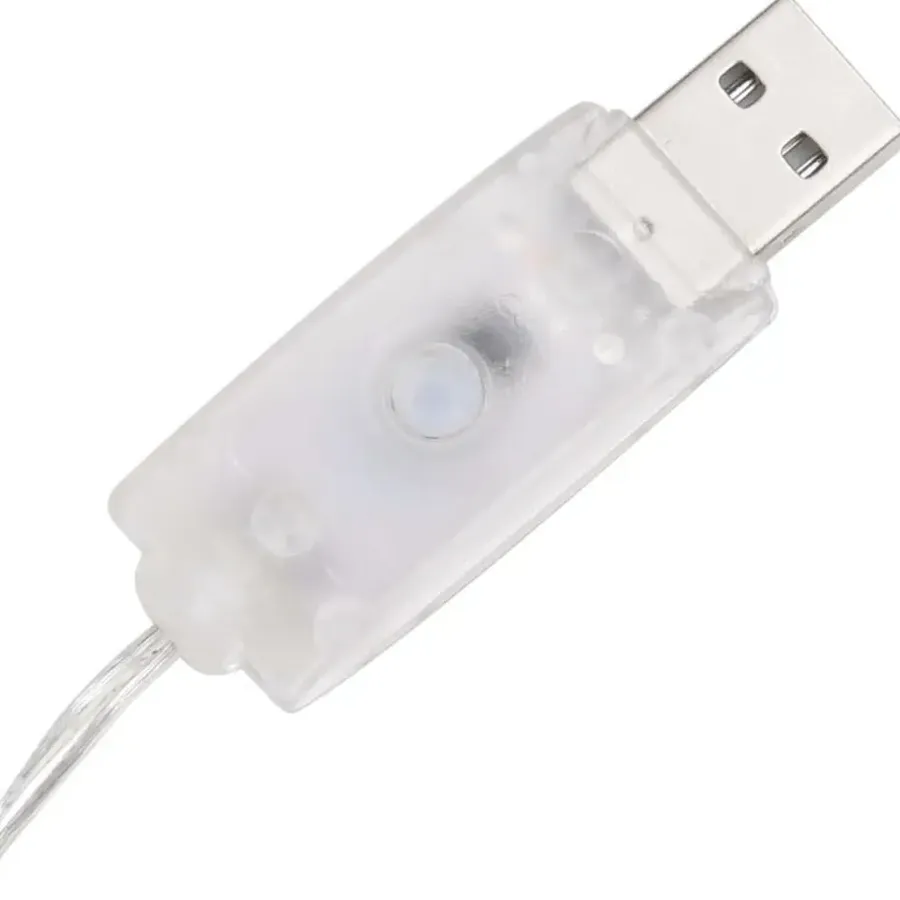 Kerstverlichting-vidaXL - Lichtkegel - Blue - 90 cm