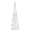 Kerstverlichting-vidaXL - Lichtkegel - Cold white - 90 cm