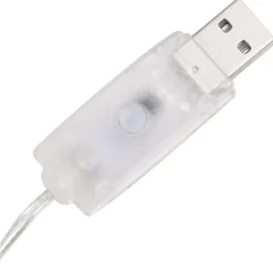 Kerstverlichting-vidaXL - Lichtkegel - Cold white - 90 cm