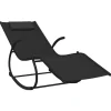 Ligbedden-vidaXL - Ligbed - Black