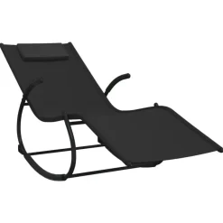 Ligbedden-vidaXL - Ligbed - Black