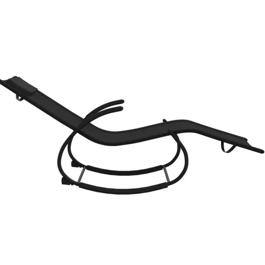 Ligbedden-vidaXL - Ligbed - Black