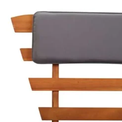 Tuinbanken-vidaXL - Ligbed - Bruin - Hout