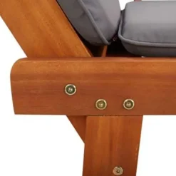 Tuinbanken-vidaXL - Ligbed - Bruin - Hout