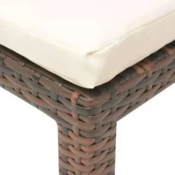 vidaXL - Ligbed - Bruin - Poly rattan