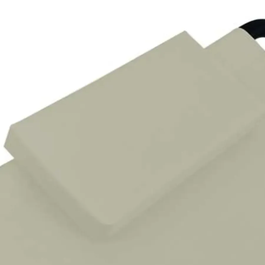 Ligbedden-vidaXL - Ligbed - Crème - Stof