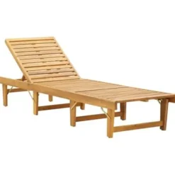 vidaXL - Ligbed - Grijs - Hout