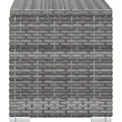 vidaXL - Ligbed - Grijs - Poly rattan