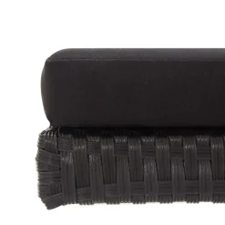 Tuinbanken-vidaXL - Ligbed - Zwart - Poly rattan