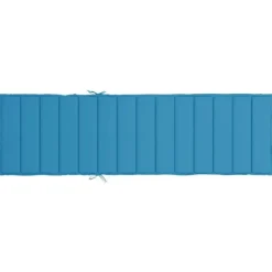 Tuinstoelkussens-vidaXL - Ligbedkussen - Blauw - Stof