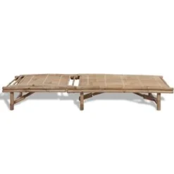 Ligbedden-vidaXL - Ligstoel - Bruin - Hout