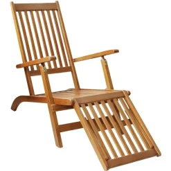 Ligbedden-vidaXL - Lounger - Bruin - Hout