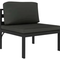 Loungebanken-vidaXL - Loungeset - Antraciet - Aluminium