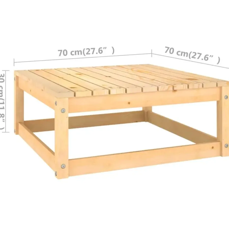 vidaXL - Loungeset - Antraciet - Grenenhout - 3 stuks - Met kussens