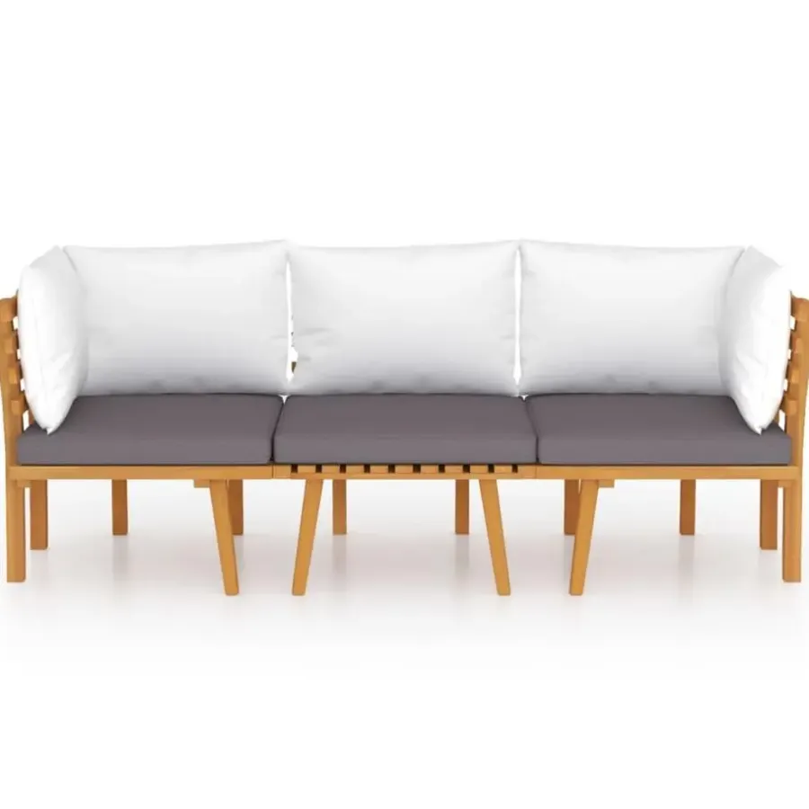 vidaXL - Loungeset - Bruin - Acaciahout