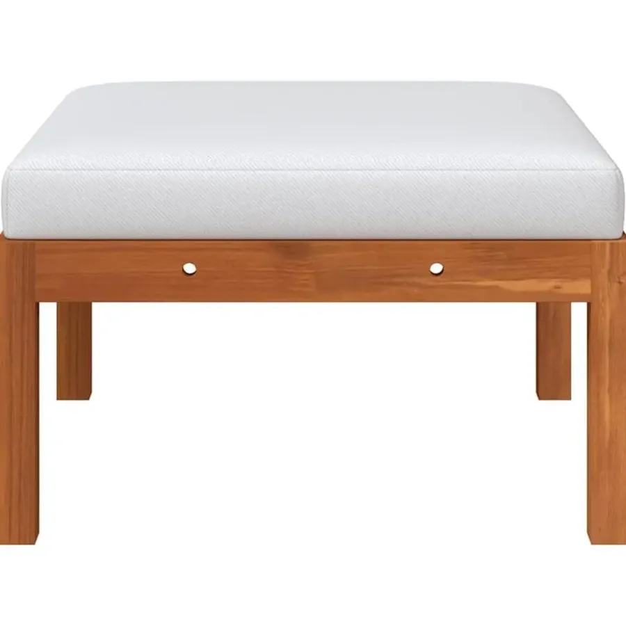 Loungesets-vidaXL - Loungeset - Bruin - Acaciahout - 3 stuks - Met kussens