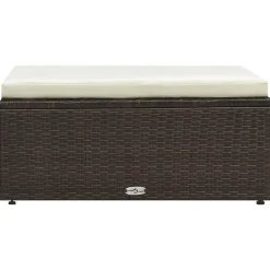 Loungesets-vidaXL - Loungeset - Bruin - Poly rattan