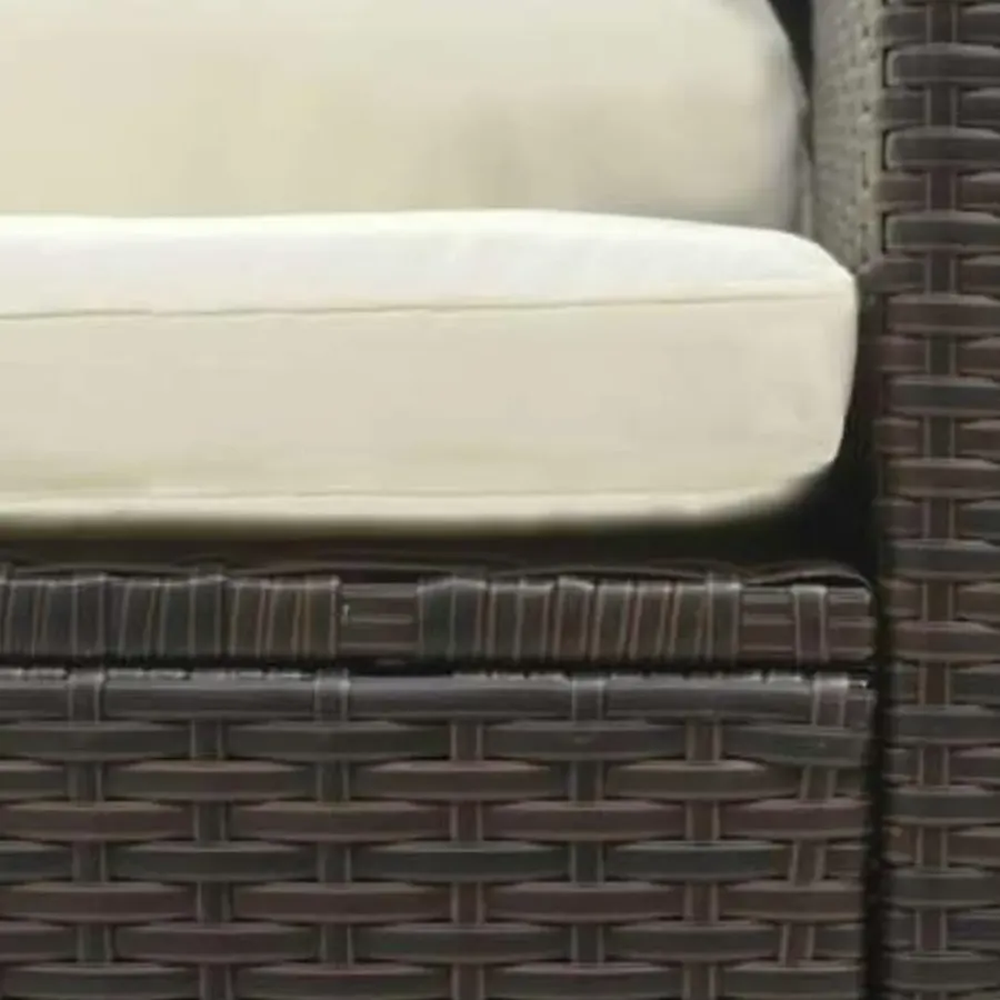 Loungesets-vidaXL - Loungeset - Bruin - Poly rattan