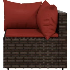Loungesets-vidaXL - Loungeset - Bruin - Poly rattan