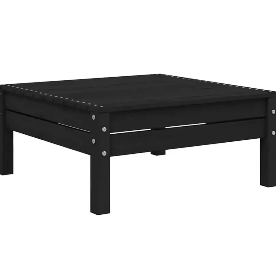 vidaXL - Loungeset - Grijs - Grenenhout - 3 stuks - Met kussens