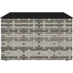 Loungesets-vidaXL - Loungeset - Grijs - Poly rattan - 2 stuks -Met kussens