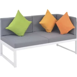 Loungesets-vidaXL - Loungeset - Multikleur - Aluminium