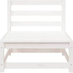 vidaXL - Loungeset - Wit - Grenenhout