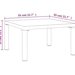 vidaXL - Loungeset - Zwart - Poly rattan