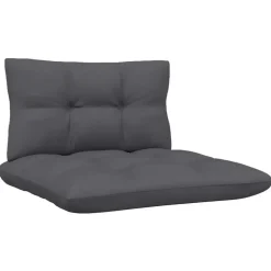 Loungebanken-vidaXL - Loungeset - Zwart - Grenenhout