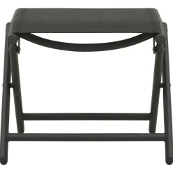 vidaXL - Loungeset - Zwart - Aluminium
