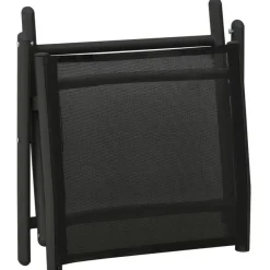vidaXL - Loungeset - Zwart - Aluminium