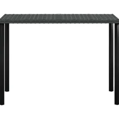 vidaXL - Loungeset (dinning) - Zwart - Poly rattan - 5 stuks - Met kussens