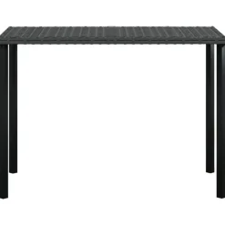 vidaXL - Loungeset (dinning) - Zwart - Poly rattan - 5 stuks - Met kussens