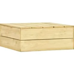 Loungesets|Loungesets-vidaXL - Loungeset Voor De Tuin - Bruin - Geïmpregneerd grenenhout