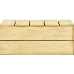 Loungesets|Loungesets-vidaXL - Loungeset Voor De Tuin - Bruin - Geïmpregneerd grenenhout