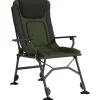 Kamperen En Outdoor-vidaXL - Loungestoel met armleuning - Groen - Staal