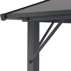 Terrasoverkappingen-vidaXL - Luifel - Zwart - Stof - 3 x 3 m