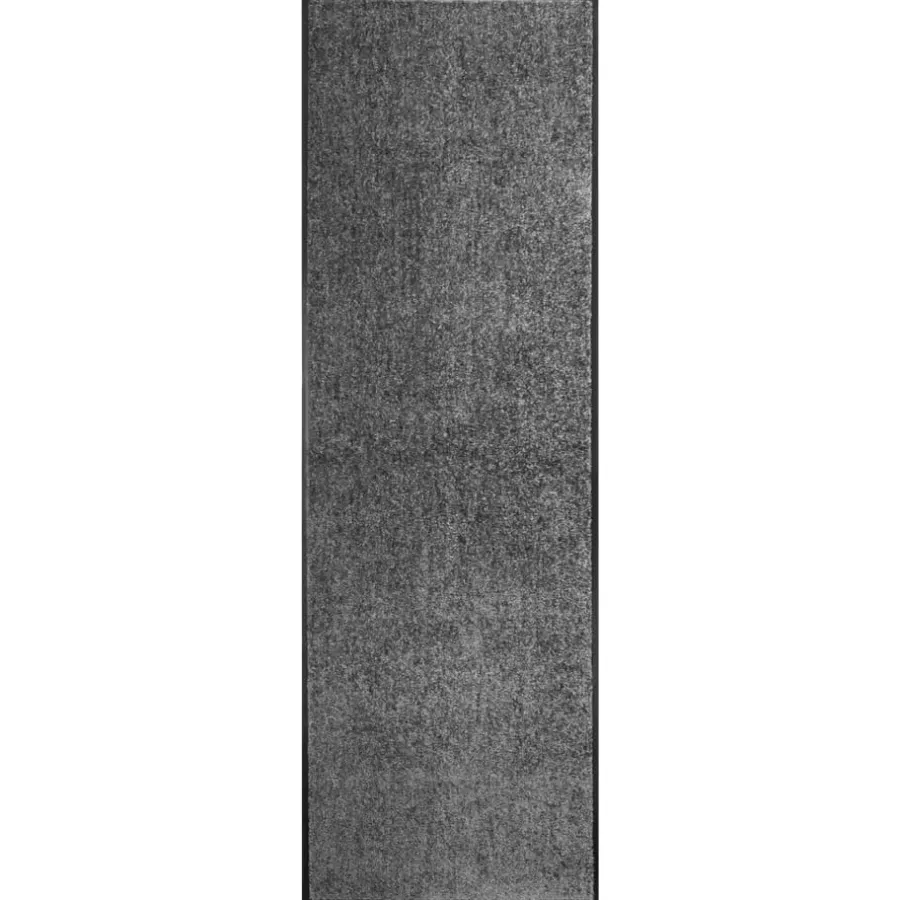 vidaXL - Mat - Antraciet - Stof - 60 x 180 cm