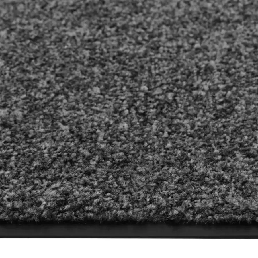 Deurmatten-vidaXL - Mat - Antraciet - Stof - 90 x 120 cm