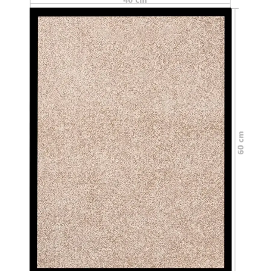 vidaXL - Mat - Beige - Polypropyleen - 40 x 60 cm