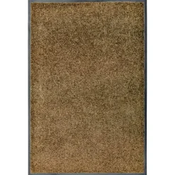 Deurmatten-vidaXL - Mat - Bruin - Stof - 60 x 90 cm