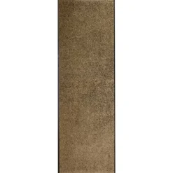 Deurmatten-vidaXL - Mat - Bruin - Stof - 60 x 180 cm