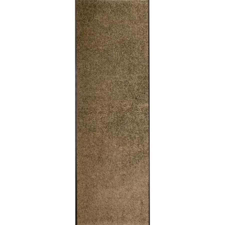 Deurmatten-vidaXL - Mat - Bruin - Stof - 60 x 180 cm