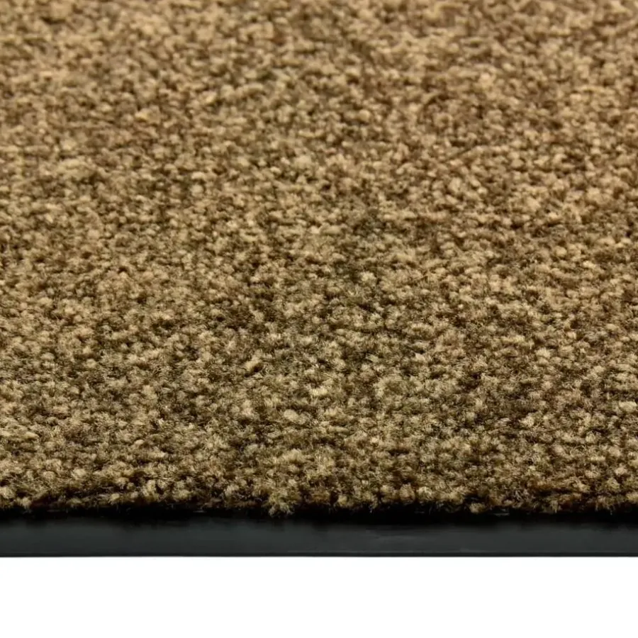 Deurmatten-vidaXL - Mat - Bruin - Stof - 60 x 180 cm