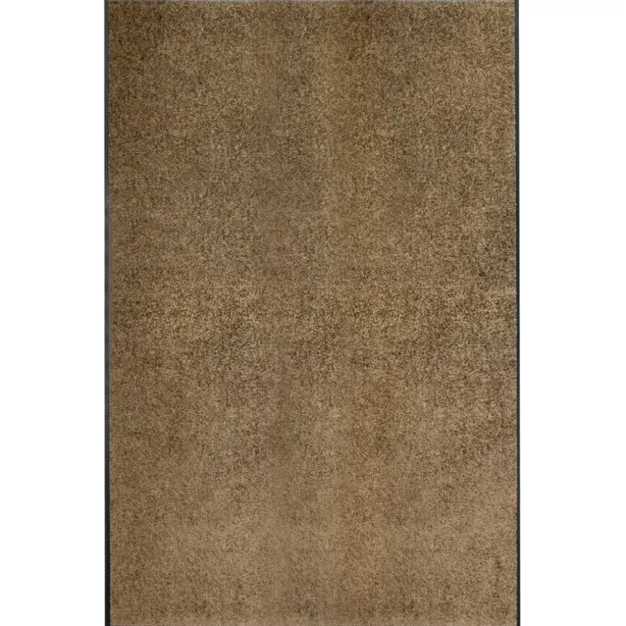 Deurmatten-vidaXL - Mat - Bruin - Stof - 120 x 180 cm