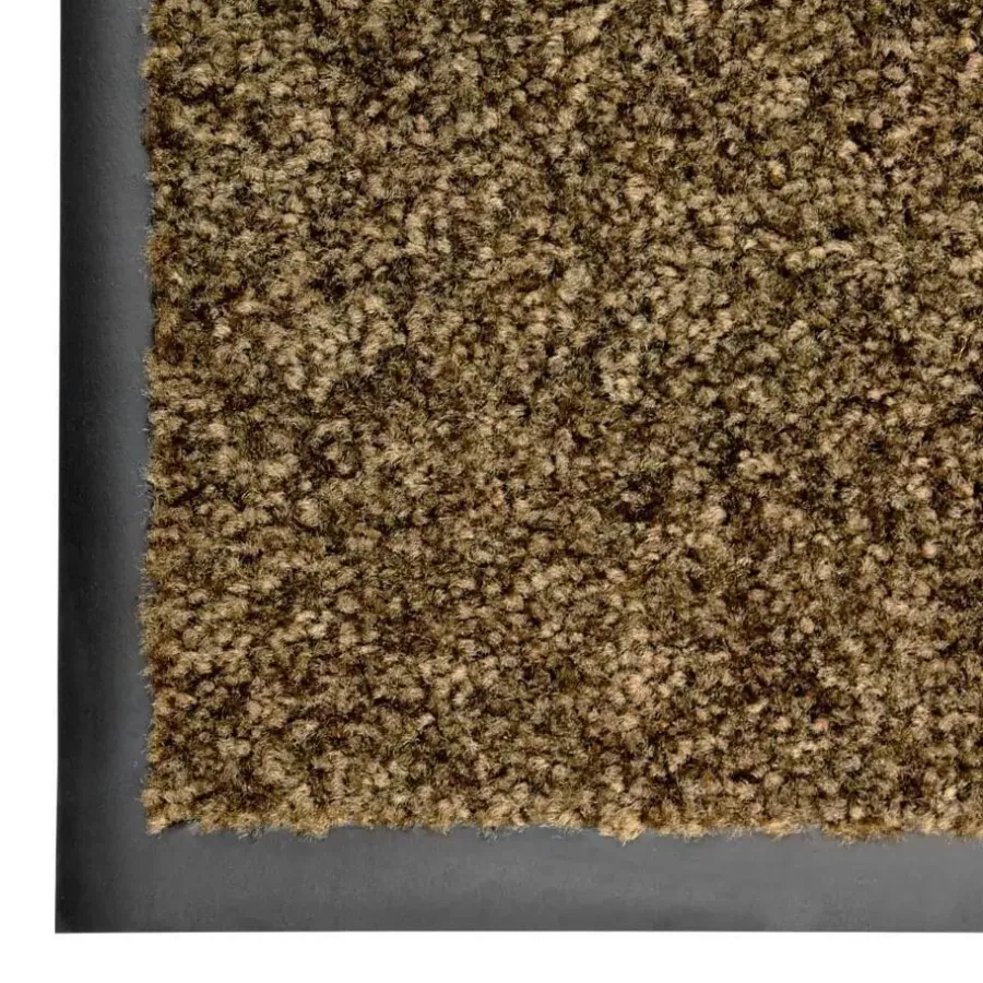 Deurmatten-vidaXL - Mat - Bruin - Stof - 120 x 180 cm