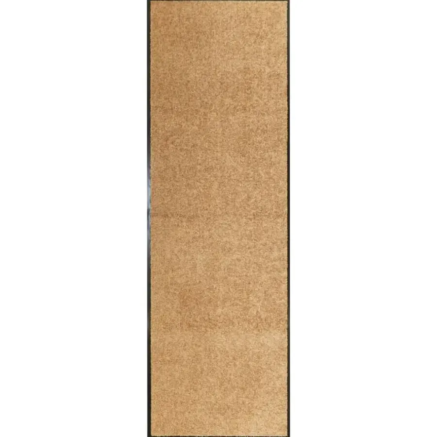 Deurmatten-vidaXL - Mat - Crème - Stof - 60 x 180 cm
