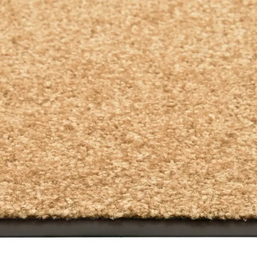 Deurmatten-vidaXL - Mat - Crème - Stof - 60 x 180 cm