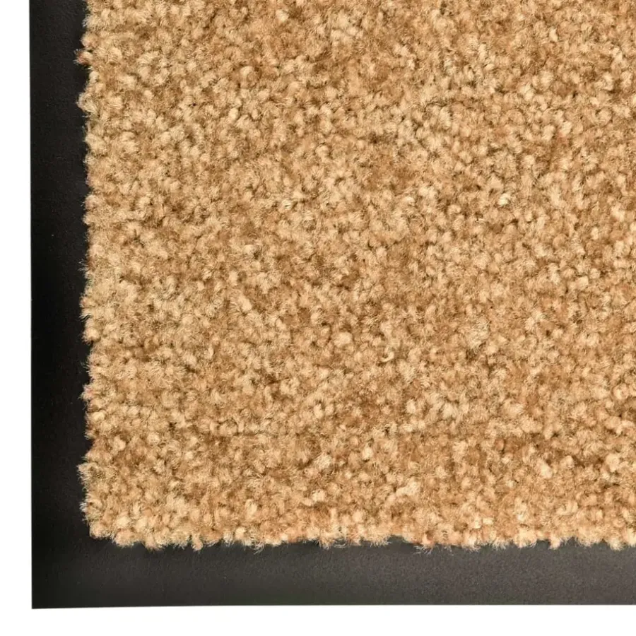 Deurmatten-vidaXL - Mat - Crème - Stof - 60 x 180 cm