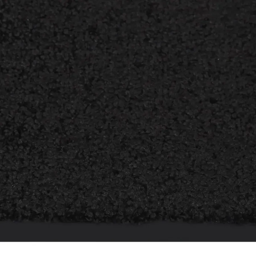 vidaXL - Mat - Zwart - Polypropyleen - 80 x 120 cm